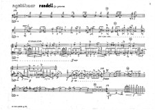 Rondell for trombone solo and time delay: Rondell for trombone solo and time delay by Rolf Gehlhaar