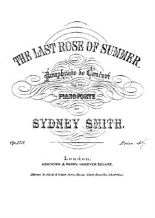 Last Rose of Summer, Op.173: Last Rose of Summer by Sydney Smith