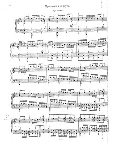 Prelude and Fugue No.18 in E Minor 'Wedge', BWV 548: para teclado by Johann Sebastian Bach