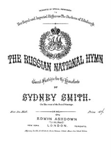 Russian National Hymn, Op.142: Russian National Hymn by Sydney Smith