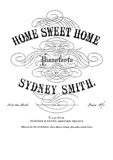 Home Sweet Home, Op.145: Home Sweet Home by Sydney Smith