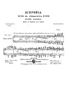 Le prophète (The Prophet): Overture, para piano by Giacomo Meyerbeer