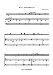 Dido's Lament: para fagote e piano by Henry Purcell