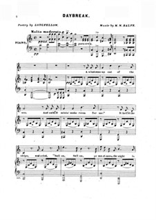 Daybreak: Daybreak by Michael William Balfe