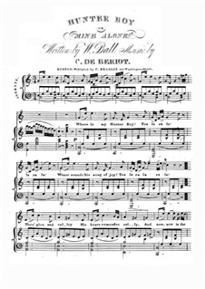 Hunter Boy: Hunter Boy by Charles Auguste de Beriot