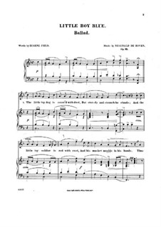Little Boy Blue, Op.49: Little Boy Blue by Reginald De Koven