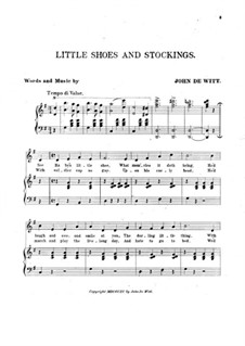 Little Shoes and Stockings: Little Shoes and Stockings by John de Witt