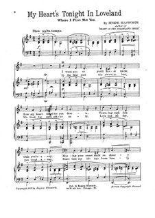 My Heart's Tonight in Loveland: My Heart's Tonight in Loveland by Eugene Ellsworth