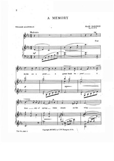 A Memory, Op.22 No.3: A Memory by Blair Fairchild