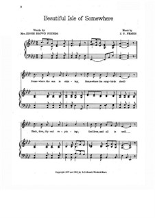 Beautiful Isle of Somewhere: para vozes e piano by John Sylvester Fearis