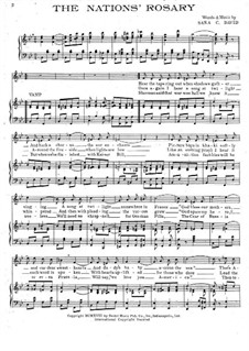 The Nation's Rosary: The Nation's Rosary by Sara C. David