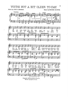 You're Not a Bit Older Today: You're Not a Bit Older Today by Brooke Eltrym