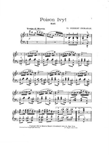 Poison Ivy: Para Piano by Herbert Ingraham