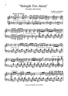 Midnight Fire Alarm: Para Piano by Harry J. Lincoln
