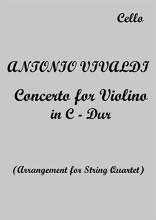 Concerto for Violin and Strings in C Major: Concerto for Violin and Strings in C Major by Antonio Vivaldi