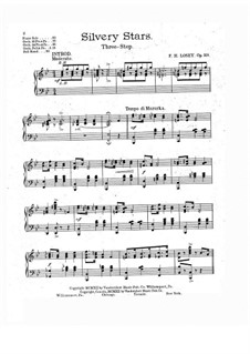 Silvery Stars, Op.319: Para Piano by Frank Hoyt Losey