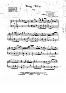 Rag Baby, Op.283: Para Piano by Frank Hoyt Losey
