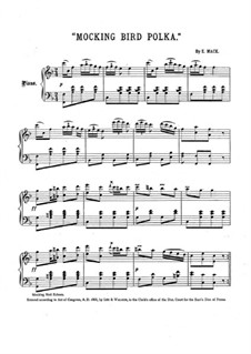 Mocking Bird Polka: Mocking Bird Polka by Edward Mack