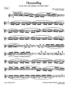 Flight of the Bumblebee: para oboe e piano by Nikolai Rimsky-Korsakov