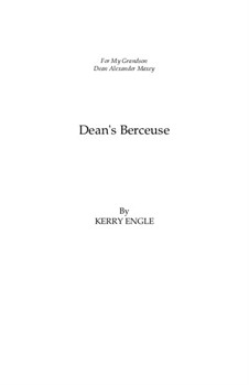 Miracle Child: Dean's Berceuse by Kerry Engle