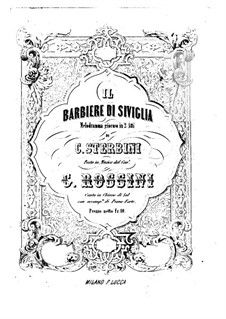 Complete Opera: For voices and piano (Italian text) by Gioacchino Rossini