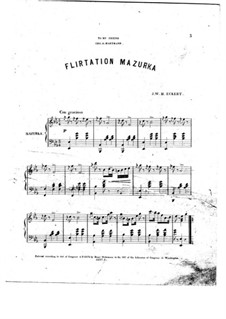 Flirtation Mazurka: Flirtation Mazurka by J. W. H. Eckert
