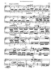 Movement II (Printable scores): Para uma pessoa só (com dedilhado) by Ludwig van Beethoven