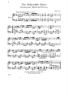 The Mollycoddle Dance. Characteristic March and Two-Step for Piano: The Mollycoddle Dance. Characteristic March and Two-Step for Piano by Dora Day