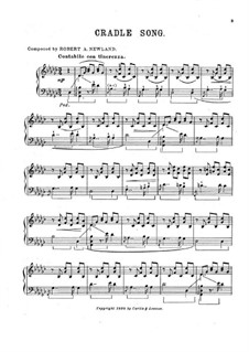 Cradle Song: Cradle Song by Robert A. Newland