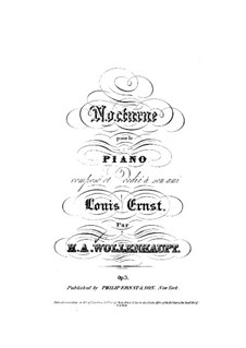 Nocturne in A Flat Major, Op.3: Nocturne em A Flat Maior by Hermann Adolf Wollenhaupt