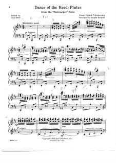 No.7 Dance of the Mirlitons: Para Piano by Pyotr Tchaikovsky