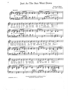 Just as the Sun Went Down: Just as the Sun Went Down by Lyn Udall