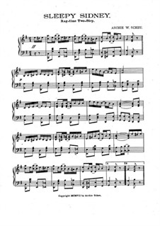 Sleepy Sidney: Para Piano by Archie W. Scheu