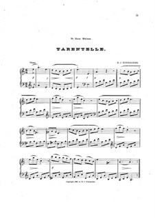 Tarantella for Piano: tarantella para piano by Hubert J. Schonacker