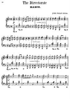The Directorate: Para Piano by John Philip Sousa