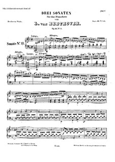 Sonatas for Piano (Selected): Eight Sonatas, Op.31/2-3, 49, 53, 54, 57, 78 by Ludwig van Beethoven