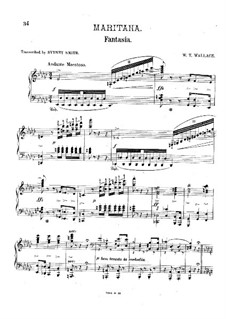 Maritana. Fantasia, Op.207: Maritana. Fantasia by William Vincent Wallace