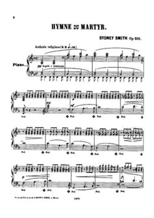 Hymne du martyr, Op.205: Hymne du martyr by Sydney Smith