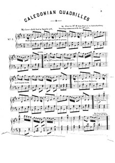 Les Caledonian Quadrilles: Les Caledonian Quadrilles by Unknown (works before 1850)