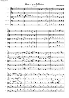 Complete Cycle: For string quintet – full score by Modest Mussorgsky