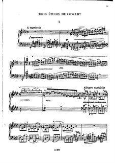 Three Concert Etudes, S.144: set completo by Franz Liszt