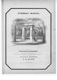Funeral March for Piano: marcha funebre para piano by J.H. Seipp