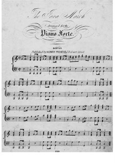 The Java March: Para Piano by Unknown (works before 1850)