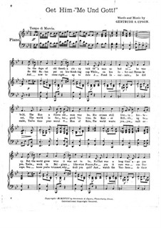 Get Him 'Me und Gott': Get Him 'Me und Gott' by Gertrude S. Upson
