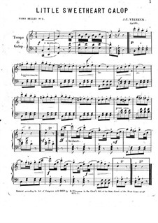 Little Sweetheart Galop, Op.695: Little Sweetheart Galop by John Conrad Viereck
