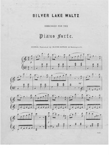 Silver Lake Waltz: Para Piano by Unknown (works before 1850)