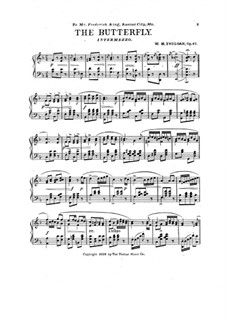 Butterfly, Op.47: Butterfly by William M. Treloar