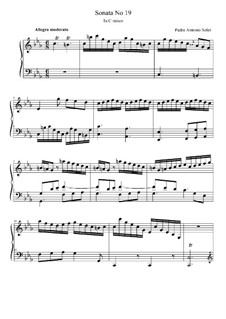 Sonata No.19 in C Minor : Sonata No.19 in C Minor  by Antonio Soler
