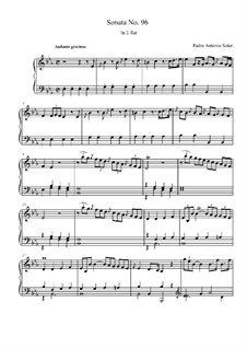 Sonata No.96 in E Flat Major : Sonata No.96 in E Flat Major  by Antonio Soler
