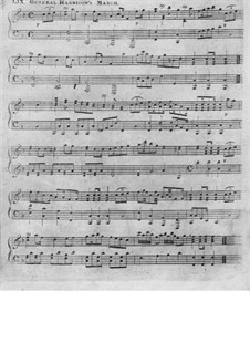 Harrison's Grand March: Para Piano by Unknown (works before 1850)